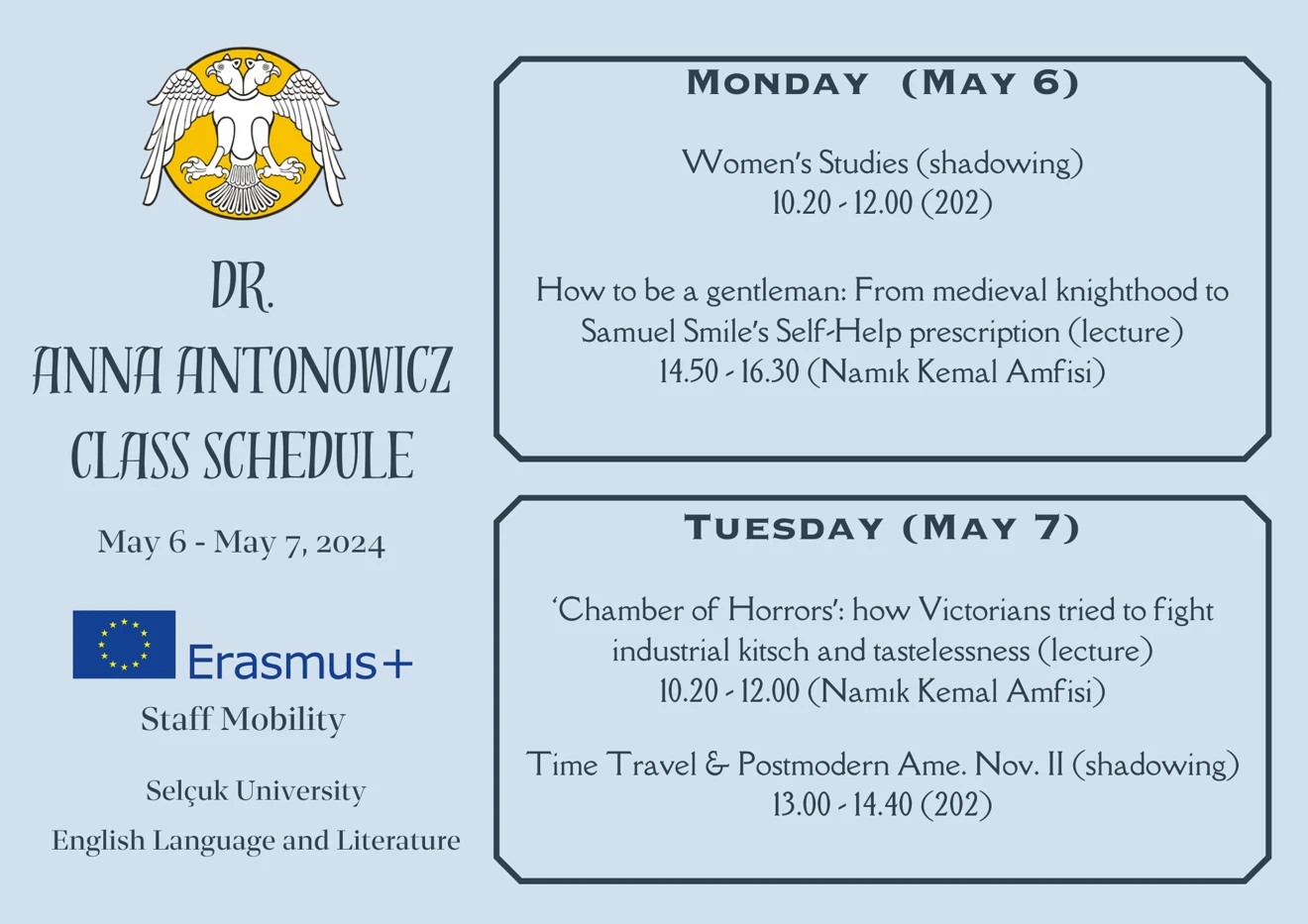 Erasmus+ Staff Mobility (Anna Antonowicz)